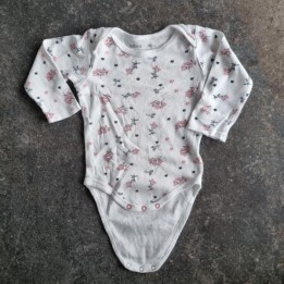 La Solderie suisse - Body blanc fleurs Gemo