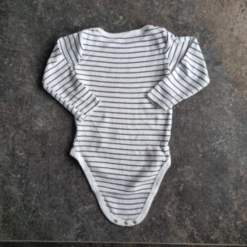 La Solderie suisse - Body blanc rayures Gemo