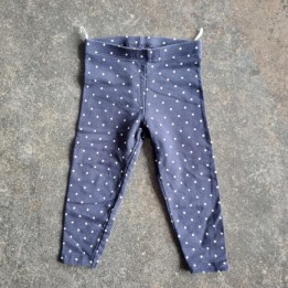 La Solderie suisse - Bas pyjama bleu pois Baby Club 86