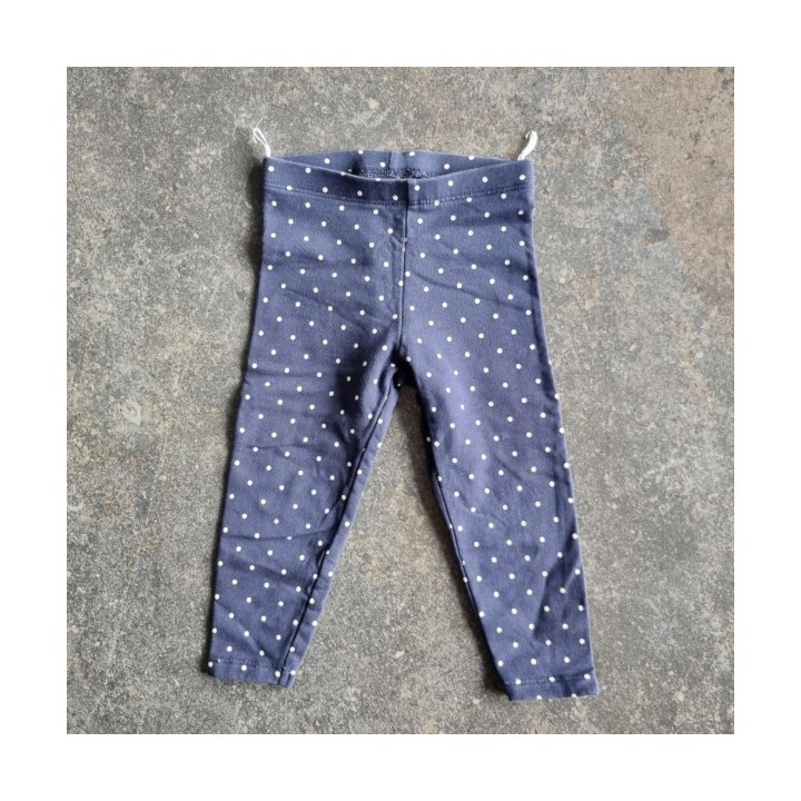 La Solderie suisse - Bas pyjama bleu pois Baby Club 86