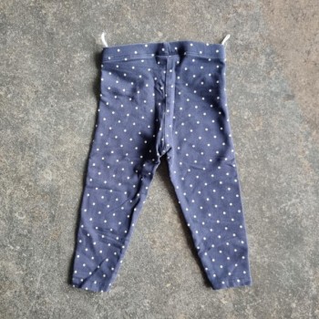 La Solderie suisse - Bas pyjama bleu pois Baby Club 86