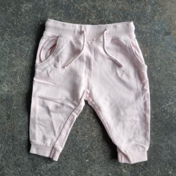 La Solderie suisse - Bas pyjama rose bio coton 68