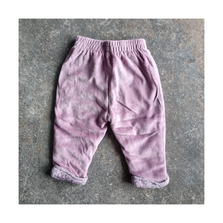 La Solderie suisse - Pantalon mauve doublé 68