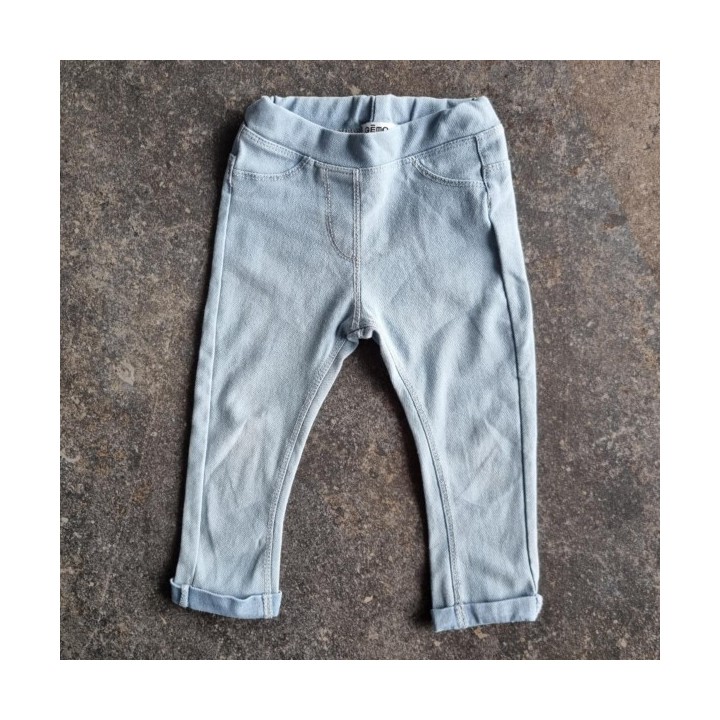 La Solderie suisse - Pantalon bleu style jeans Gemo 86