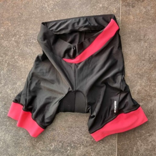 Outlet Suisse – Solderie & Neuf - Short de cyclisme noir rose Btwin