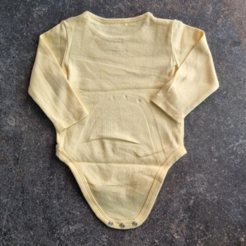 La Solderie suisse - Body jaune Baby Club Newborn 68