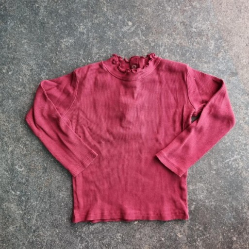 La Solderie suisse -  T-shirt bordeau Kiabi manches longues 92