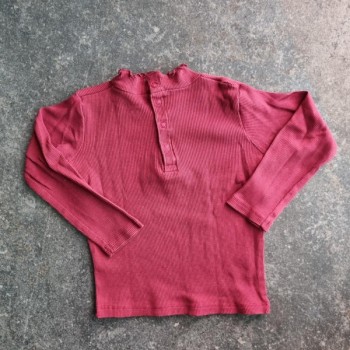 La Solderie suisse -  T-shirt bordeau Kiabi manches longues 92