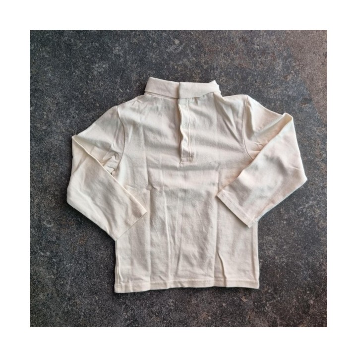 La Solderie suisse -  T-shirt crème col roulé Kiaki 92