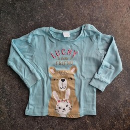 La Solderie suisse -  T-shirt turquoise Lucky Smile 86