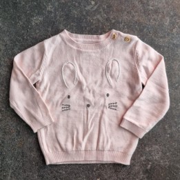 La Solderie suisse -  Pull fin rose Baby Club C&A 74