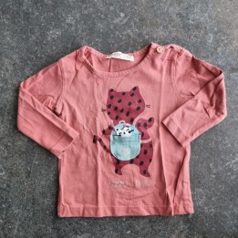 La Solderie suisse - T-shirt brun chat SilverSun 80