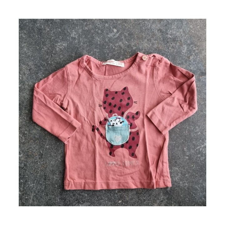 La Solderie suisse - T-shirt brun chat SilverSun 80