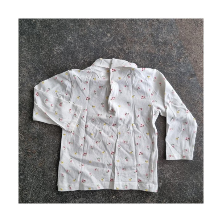 La Solderie suisse - T-shirt blanc col roulé Sfera 80