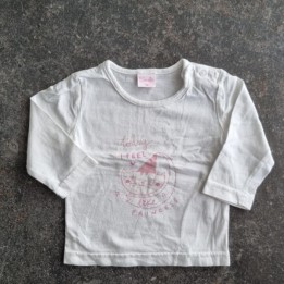 La Solderie suisse - T-shirt blanc chat sur la lune Smile 68