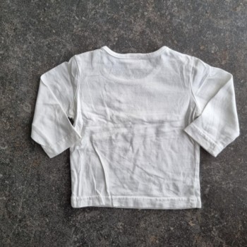 La Solderie suisse - T-shirt blanc chat sur la lune Smile 68