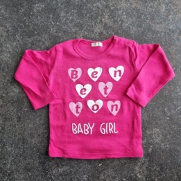 La Solderie suisse - T-shirt rose Baby Girl Benetton 68