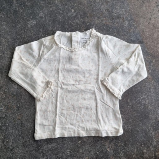 La Solderie suisse - T-shirt blanc feuilles Manor 80