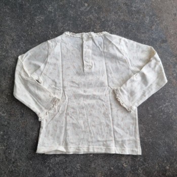 La Solderie suisse - T-shirt blanc feuilles Manor 80