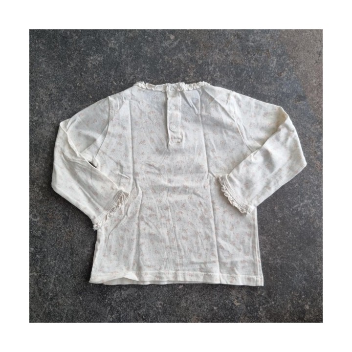 La Solderie suisse - T-shirt blanc feuilles Manor 80