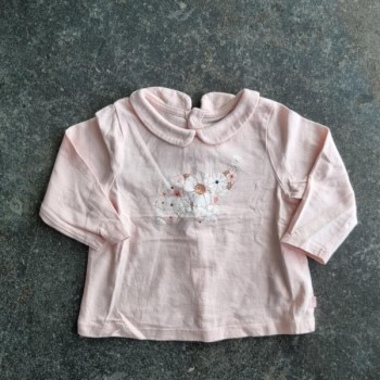 La Solderie suisse - T-shirt rose éléphant Obaïbi 68