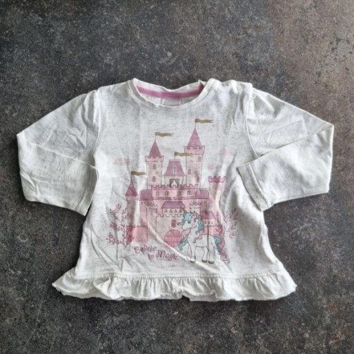 La Solderie suisse - T-shirt blanc château licorne Smile 92