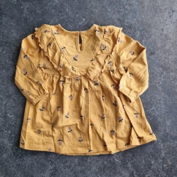 La Solderie suisse - Robe brune à fleurs Manor 80