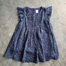 La Solderie suisse - Robe noire à étoiles Smile 80