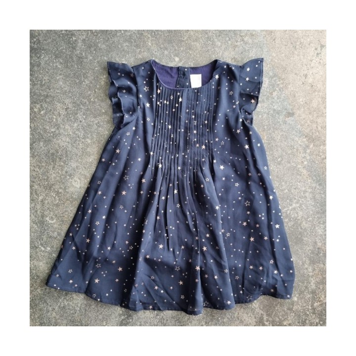 La Solderie suisse - Robe noire à étoiles Smile 80