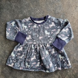 La Solderie suisse - Robe grise Licorne Smile 92
