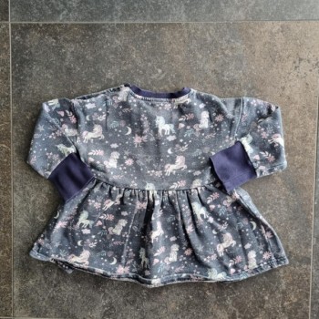 La Solderie suisse - Robe grise Licorne Smile 92