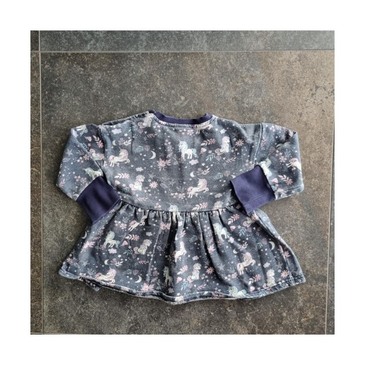 La Solderie suisse - Robe grise Licorne Smile 92