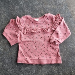 La Solderie suisse - Sweat rose petits cœurs H&M 80