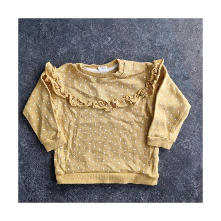 La Solderie suisse - Sweat jaune à pois H&M 86