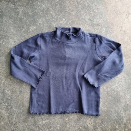 La Solderie suisse - Pull col roulé bleu BluKids 92