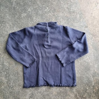 La Solderie suisse - Pull col roulé bleu BluKids 92