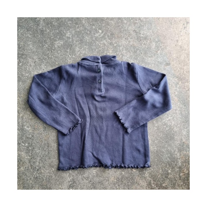 La Solderie suisse - Pull col roulé bleu BluKids 92
