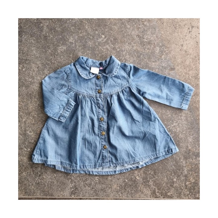 La Solderie suisse - Robe bleue jeans Smile 62