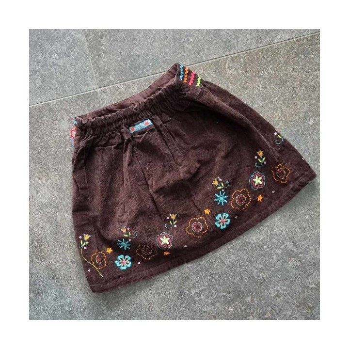 Jupe Disney brune à motifs