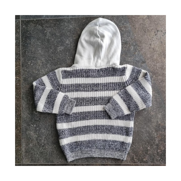 La Solderie suisse - Pull noir blanc Snowpark 98