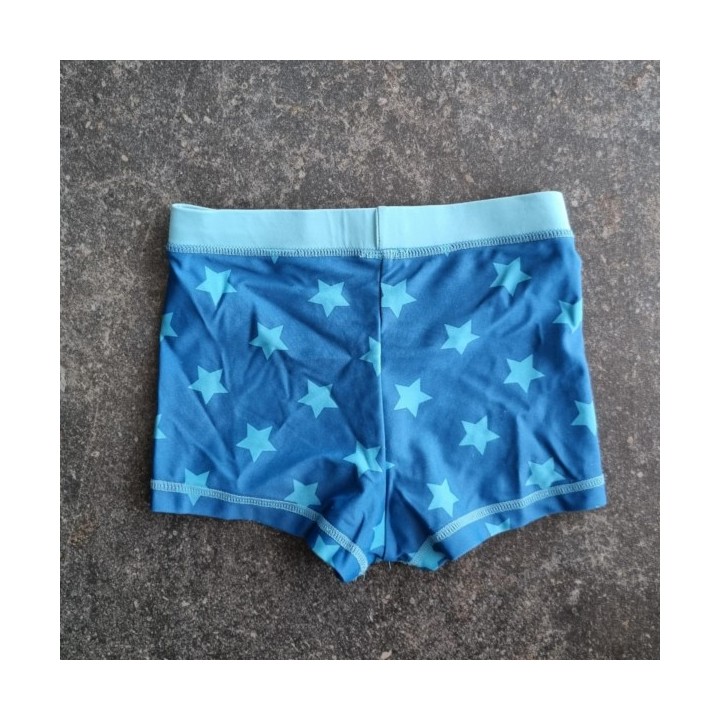 La Solderie suisse - Short de bain bleu étoiles 104