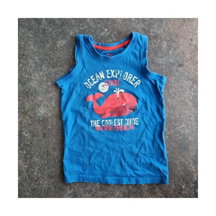 La Solderie suisse - T-shirt Marcel bleu Lupilu 98