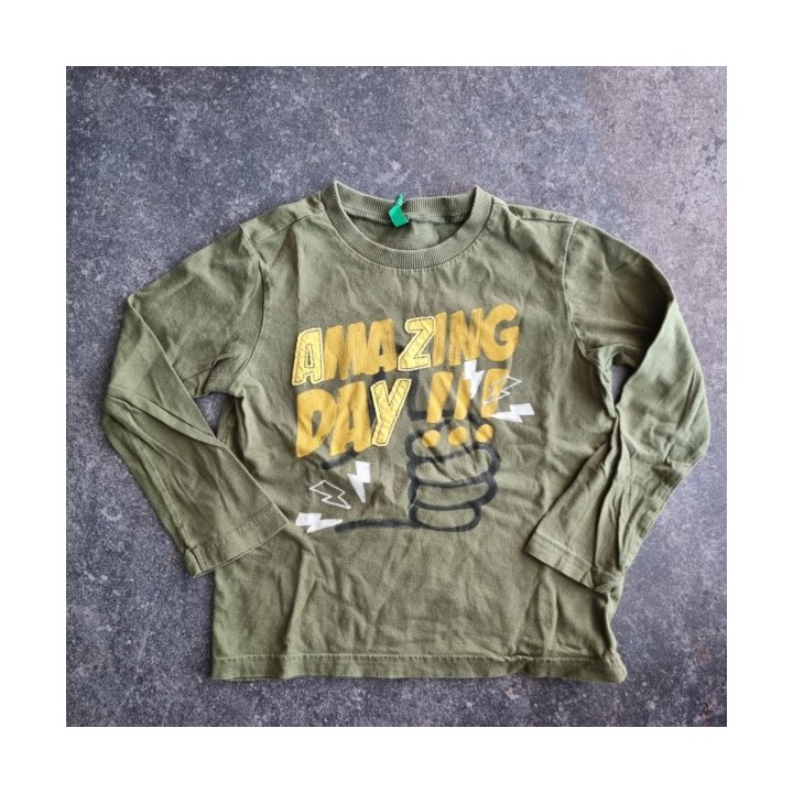 La Solderie suisse - T-shirt Kaki Amazing Day 104