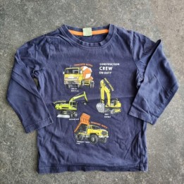 La Solderie suisse - T-shirt bleu construction Kiki Koko 110