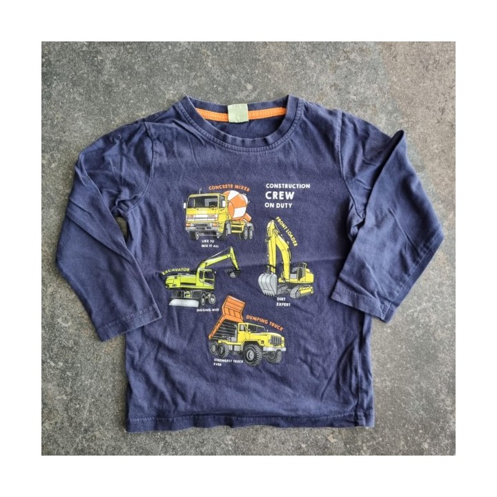 La Solderie suisse - T-shirt bleu construction Kiki Koko 110