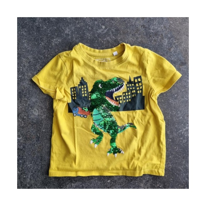 La Solderie suisse - T-shirt jaune Dino Touch Team 104