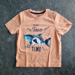 La Solderie suisse - T-shirt orange Taco Time Lupilu 98
