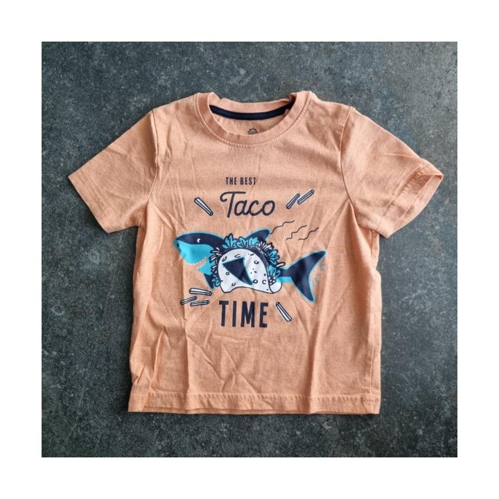 La Solderie suisse - T-shirt orange Taco Time Lupilu 98