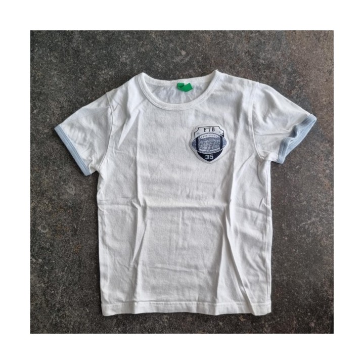 La Solderie suisse - T-shirt blanc Rugby Benetton 110