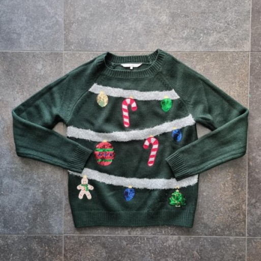 La Solderie suisse - Pull vert Noël C&A S